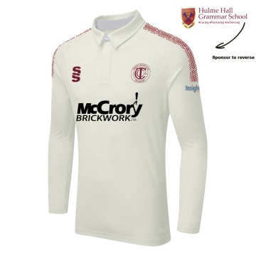 DUAL LONG SLEEVE CRICKET SHIRT (WOMENS)-Ivory